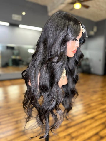 26” glueless lace closure unit