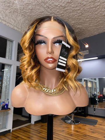 bob length glueless wig